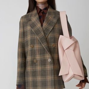 Acne Studios Check Double-Breasted Blazer